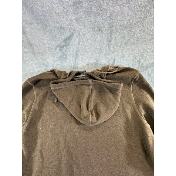 GH Bass and Co Mens Xlarge Brown pullover hoodie Fleece Sweatshirt - Picture 8 of 16